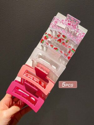 Hair Clip, 5-piece pack