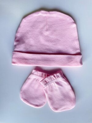 Hat and Mittens Set for Baby Girls