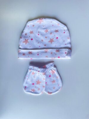 Hat and Mittens Set for Baby Girls