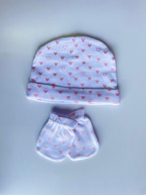 Hat and Mittens Set for Baby Girls