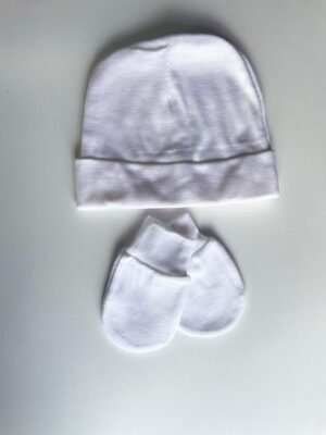 Hat and Mittens Set for Baby Boy