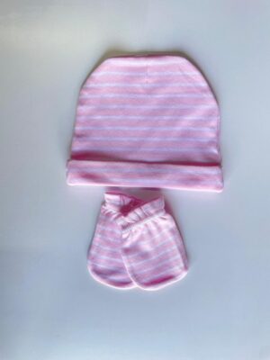 Hat and Mittens Set for Baby Girls