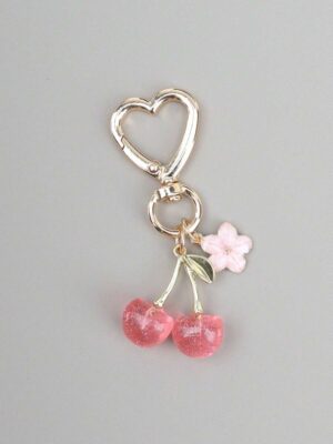 Cherry Flower Keychain