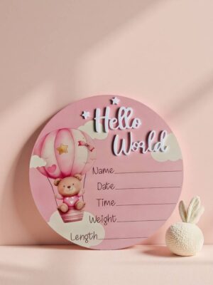 Baby Birth Announcement Board