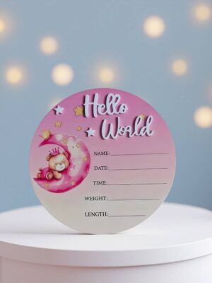Baby Birth Announcement Board