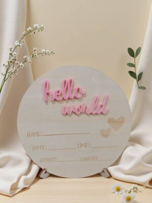 Baby Birth Announcement Board