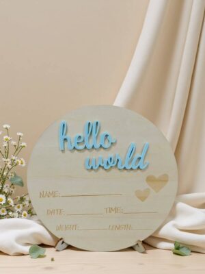 Baby Birth Announcement Board