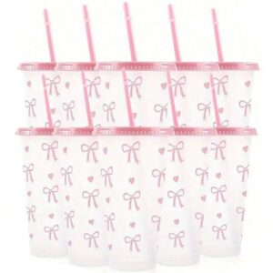 Pink Bow Cups, 1-piece